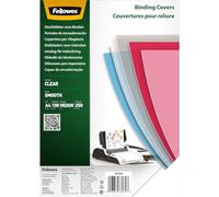 Fellowes Couvertures de reliure A4 PET 250 µm transparentes – 100 feuilles
