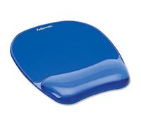 Fellowes gel crystal - tapis de souris avec repose-poignets