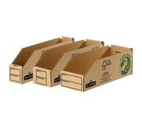 Fellowes - Lot de 50 - boîte de rangement R-Kive BASICS, marron, (L)200 m G