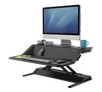 Fellowes Lotus Station de travail ajustable Assis-debout Noir, 13.97x83.19x61.60 cm