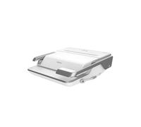 Fellowes Lyra 3-en-1 : Perforelieur manuel 300 feuilles, perforation 20 feuilles, 21 trous, largeur 29cm, agrafage 30 feuilles, anneaux 38mm