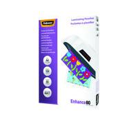 Fellowes - pack de 100 - mat - a4 - pochettes plastifiées