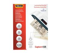 Fellowes imagelast - pack de 25 - brillant - a3 - pochettes plastifiée
