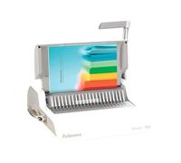 Fellowes Pulsar+ 300 - Machine à relier manuelle par peigne, pour relier un dossier jusqu'à 300 feuilles A4