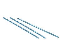 Fellowes Plastic Comb - 16 Mm - 30 Cm - 21 Anneaux - A4 (210 X 297 Mm) - 150 Feuilles - Bleu - 100 Unités Peigne De Reliure En Plastique - Pour Fellowes Galaxy 500, Galaxy E 500, Pulsar 300...