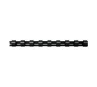 Fellowes Plastic Comb - 19 Mm - 21 Anneaux - A4 (210 X 297 Mm) - Noir - 100 Unités Peigne De Reliure En Plastique - Pour Fellowes Galaxy 500, Galaxy E 500, Pulsar 300, Pulsar-E 300, Quasar E 500