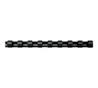 Fellowes Plastic Comb - 19 Mm - 21 Anneaux - A4 (210 X 297 Mm) - Noir - 100 Unités Peigne De Reliure En Plastique - Pour Fellowes Galaxy 500, Galaxy E 500, Pulsar 300, Pulsar-E 300, Quasar E 500