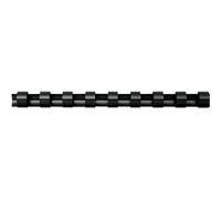 Fellowes Plastic Comb - 19 Mm - 21 Anneaux - A4 (210 X 297 Mm) - Noir - 100 Unités Peigne De Reliure En Plastique - Pour Fellowes Galaxy 500, Galaxy E 500, Pulsar 300, Pulsar-E 300, Quasar E 500