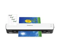 Fellowes Plastifieuse Sola A3, 125 Microns, Fonctions Anti-Bourrage Et Arrêt Automatique, Temps De Chauffe 4 minutes, Pour Pochettes De 80-125 Microns, Blanc, 100017470 - Exclusivité Amazon