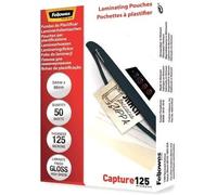 Fellowes Laminating Pouches Capture 125 micron - 50 - 54 x 86 mm pochettes plastifiées