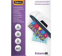 Fellowes - pack de 100 - mat - a4 - pochettes plastifiées