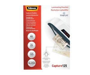 Fellowes Pochette Plastifieuse A5 125 Microns 25 Feuilles Plastifieuse A5 Technologie ImageLast Finition Brillante Aspect Haute Qualité Notices Photos Affiches Loisirs Créatifs Capture 125