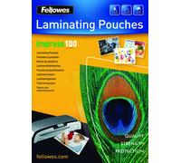 Fellowes laminating pouches - pack de 100 - 216 x 303 mm - pochettes p