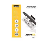 Fellowes Pochettes Brillantes A4 125µm Transparent - 222x306mm - 250 unités - Référence 5314903 - Dimensions 1x222x306 mm - Poids 5 kg
