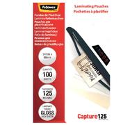Fellowes Pochettes de plastification 100pk 54x86mm Protection des documents de n