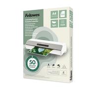 Fellowes Pochettes de plastification A4 – Pack de 100 – Finition mate 75/80 µm – 50% recyclé