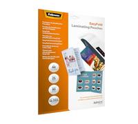 Fellowes Pochettes de plastification pré-pliées A4 80 µ brillantes – Boîte de 25