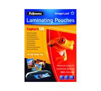 Fellowes Pochettes de Plastification ImageLast A3 125 microns (x100) - 420 x 297 mm, Finition Brillante, Plastique Transparent