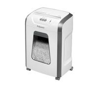 Fellowes Destructeur de Documents Personnel Powershred 15C, destructeur de Papier à Coupe croisée de 15 Feuilles pour Utilisation en Bureau Individuel, Corbeille 19L, Haute sécurité DIN P4, Blanc