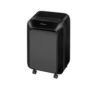 Fellowes Powershred LX210 Destructeur de Papier Noir, Coupe Croisée 4x12mm, 16 Feuilles, Panier 23L, Niveau P-4, 358x535x297mm