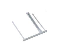 Fellowes Clip d'archivage, longueur 85 mm - 50 pcs, blanc