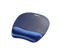Fellowes Repose-Poignet Ergonomique 235x201.6x25.4mm Mémoire de Forme Bleu - Référence 9172801