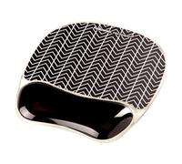 Fellowes 9653401 tapis de souris Noir, Blanc - Neuf