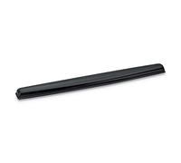 Fellowes Repose Poignets pour clavier Crystal Gel, repose-poignet ergonomique en gel transparent noir, 15 x 58 x 471 mm