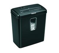 Fellowes Shredder Powershred FS-6C - Déchiqueteuse de Papier à Coupe croisée de 6 Feuilles pour Usage Domestique - Déchiqueteuse de Documents personnels et de Bureau - Poubelle de 15 litres - Niveau