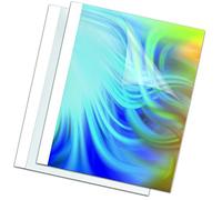 Fellowes Couvertures de reliure thermique A4 (210×297 mm) 120 feuilles 150 µm 12 mm Blanc x100