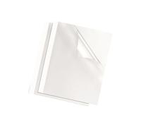 Fellowes Couverture dos cartonné pour thermosoudure A4 6 mm 250 g blanc - Lot de 100