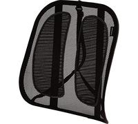 Fellowes Support dorsal Office Suites – Maille, réglable, sangle élastique – Noir