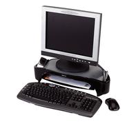 Fellowes Smart Suites Plus - Pied - pour écran plat - noir, argent - Taille d'écran : 21"