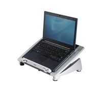 Fellowes Support Laptop 17" 8036701: Plastique Noir/Argent, Réglable 5 positions (14-27.5°), Charge 5kg, 382x290x104mm, Compatible Windows/macOS/Linux
