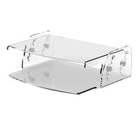 Fellowes Support moniteur Clarity 9731101 – Réglable en hauteur, acrylique transparent
