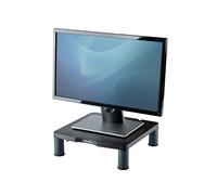 Fellowes Support Moniteur Standard Graphite (Ref 9169301) - Support Bureau 1 Écran max 21", Charge max 36kg, Réglable en hauteur, 340x340x102mm