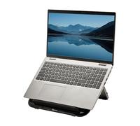 Fellowes Support PC Portable Everyday - Noir - 7 hauteurs réglables - pour Maison, Bureau & Travail Hybride - Portable & Ergonomique - Écrans Jusqu’à 17", Max 4 kg