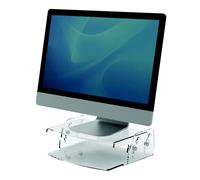 Fellowes Support pour écran Clarity, réglable en hauteur, en acrylique transparent