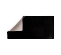 Fellowes Tapis de bureau Everyday - 80×40 cm, double face Noir/Gris - Similicuir imperméable - Grand sous-main pour clavier, souris & PC portable - Design élégant