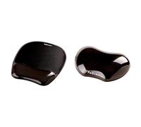 Fellowes Tapis de Souris Ergonomique en Gel Transparent Noir, Mini Repose-Poignet, 18 x 122 x 88 mm