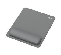 Fellowes – Tapis de souris repose-poignet Breyta – Coussin silicone Hex Cushion antidérapant – Gris