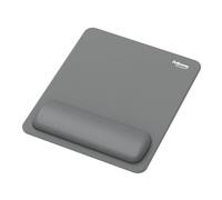 Fellowes Tapis de Souris Repose-Poignet Breyta - Gris, Coussin en Silicone avec Technologie Hex Cushion, Soutien Ergonomique et Base antidérapante. Parfait pour Bureau, Maison ou Gaming