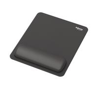 Fellowes Tapis de Souris Repose-Poignet Breyta - Noir, Coussin en Silicone avec