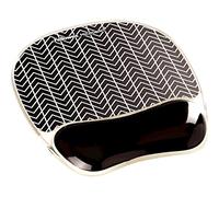 Fellowes 9653401 tapis de souris Noir, Blanc - Neuf