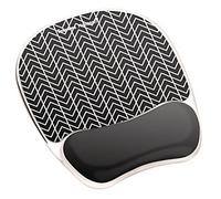 Fellowes 9653401 tapis de souris Noir, Blanc - Neuf