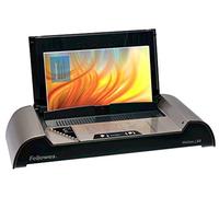 Fellowes Thermorelieur Helios 60, pour relier jusqu'à 600 feuilles A4, mise en veille auto, isolation de la chaleur, Noir et gris, 5642003