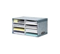 Fellowes - Trieur de bureau R-Kive SYSTEM, blanc/gris