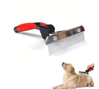 Fellwunder Brosse pour chien à poils longs | Brosse pratique pour sous-poils, pas facile à déformer, pour labrador, berger et golden retriever