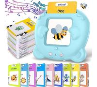 Felly Cartes Flash Parlantes Anglais, Jeux éducatifs 1 2 3 4 5 6 Ans, Jouet Enfant Jouets d'apprentissage avec Cartes 112 Feuilles de 224 Mots, Jouet Montessori Anniversaire Fille Garcon