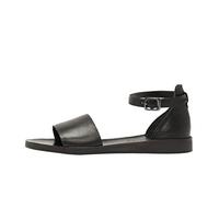 Felmini - Chaussures Femme - Tomber en amour avec Carolina D505 - Sandales plates - Cuir Véritable - Noir - 41 EU Size